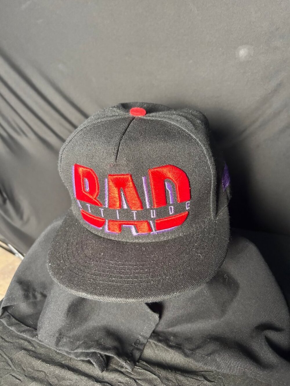 Cayler & Sons Bad Attitude Snapback Hat Black Red Purple One Size